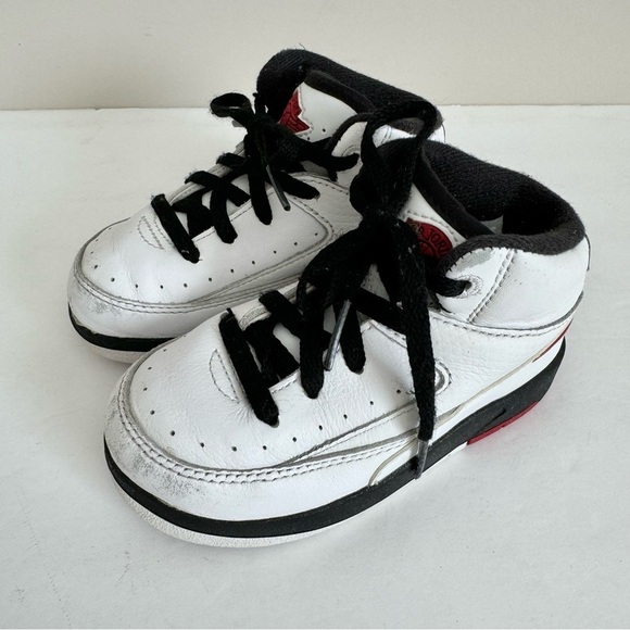Nike Air Jordan 2 Retro PS Chicago White Black Varsity Red AJ2 DQ8564 106 - Picture 11 of 17